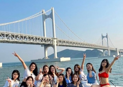 釜山・海雲台ヨットツアー 団体旅行におすすめの時間帯と広安里