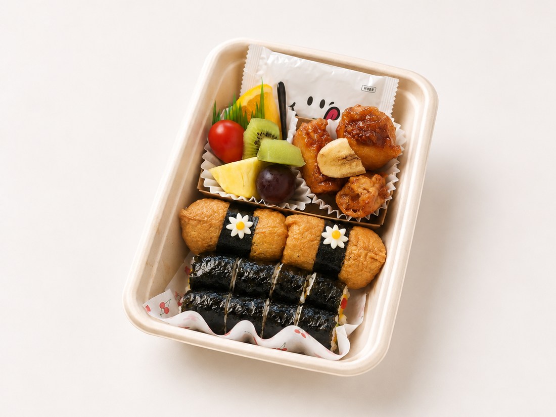 ぎっしり詰まったディナークルーズのK-FOOD弁当